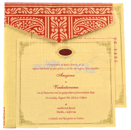 D91-SMALL, Red Color, Designer Multifaith Invitations, House Warming.