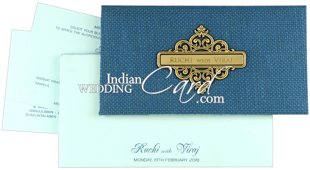 Download IWRE463, Blue Color, Small Size Cards.