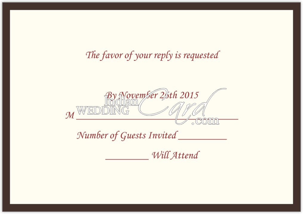 rsvp invitations cards indian wedding cardrsvp7