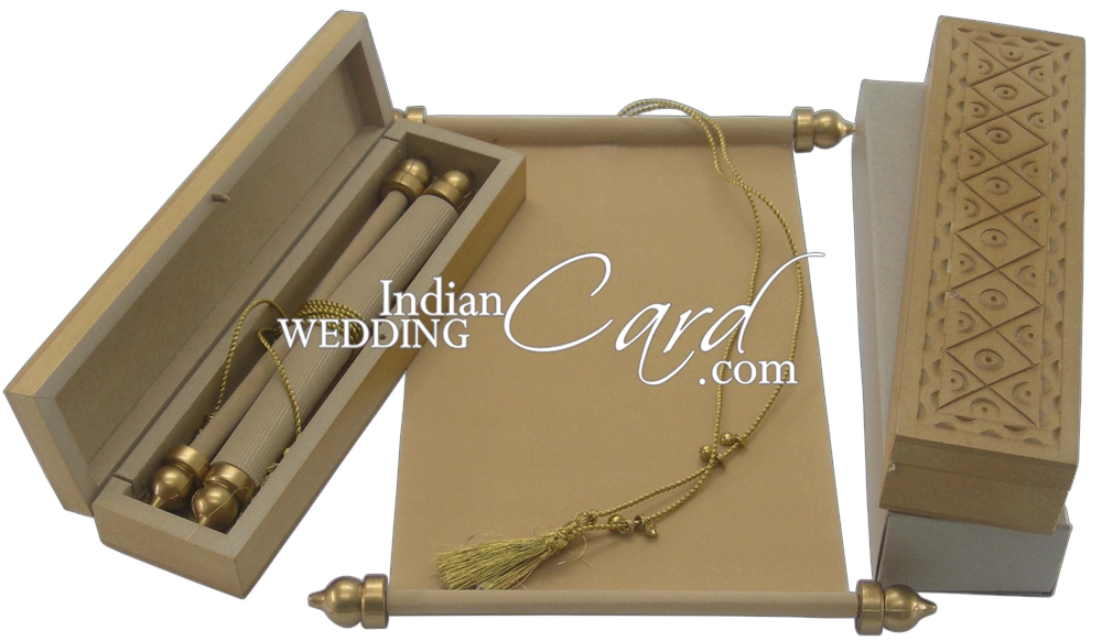 Rolled Scroll Invitation Boxes