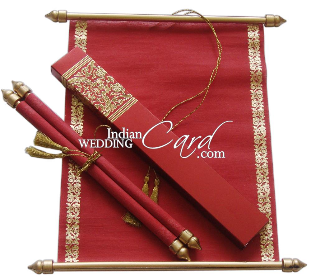 Scroll Invitations, Jewish Invitations 