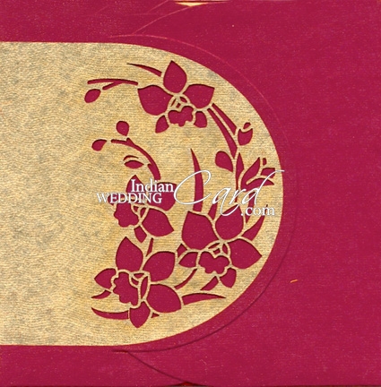 D-3541, Red Color, Handmade Paper, Small Size Cards, Light Weight Cards ...