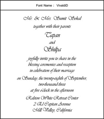 Wedding Fonts, Wedding Invitation Fonts, Wedding Script Fonts