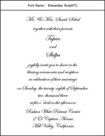 Wedding Fonts, Wedding Invitation Fonts, Wedding Script Fonts