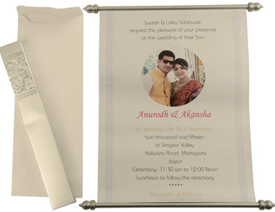 Scroll Invitations Bat Bar Mitzvah Invitations Wedding