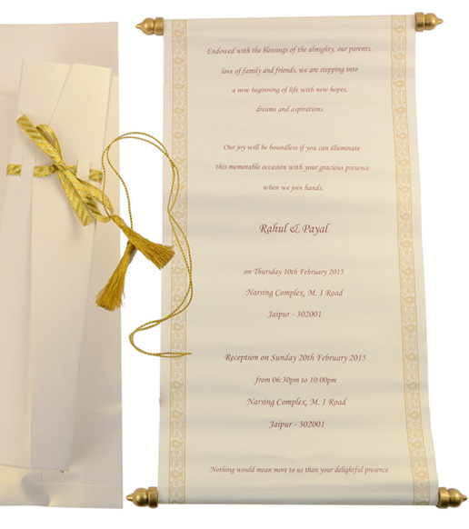 Wedding Invitation Scrolls Burge Bjgmc Tb Org